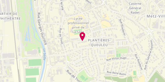 Plan de THILL Clémentine, 14 Rue Louis Hestaux, 57070 Metz