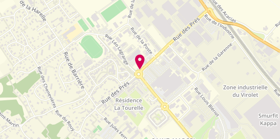 Plan de LABRUNYE Sophie, Rue des Pres, 27950 Saint-Marcel