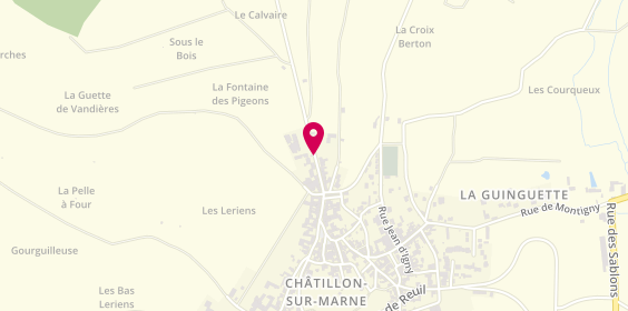 Plan de DELORME Philippe, 31 Rue Fontaine Corbillon, 51700 Châtillon-sur-Marne