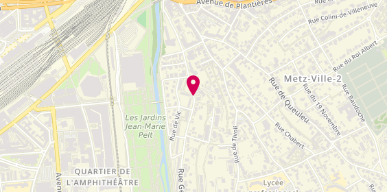 Plan de LAURENT Alexandre, 27 Rue Georges Ducrocq, 57070 Metz