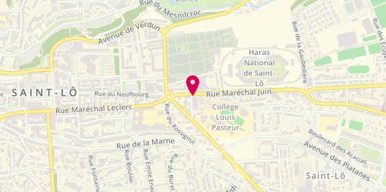 Plan de CANU Laure, 114 Rue Marechal Juin, 50000 Saint-Lô
