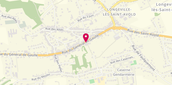 Plan de BOUR Frédéric, 27 Rue du Général de Gaulle, 57740 Longeville-lès-Saint-Avold