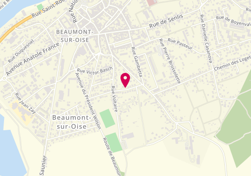 Plan de FRAYCENOT Céline, 10 Rue Leon Simeon, 95260 Beaumont-sur-Oise
