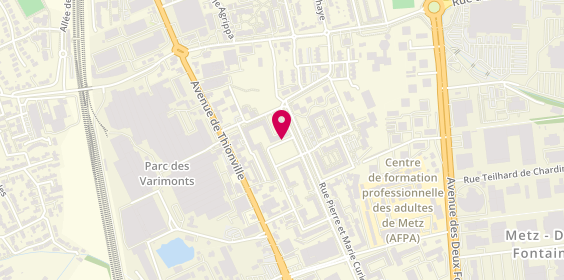 Plan de AYAD Adélie, 2 Place Jean Pérrin, 57140 Woippy