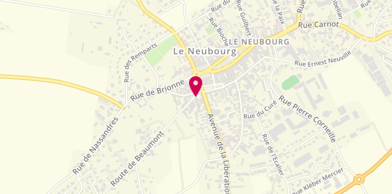 Plan de GAUDIN Thierry, 1 Bis Route de Beaumont, 27110 Le Neubourg