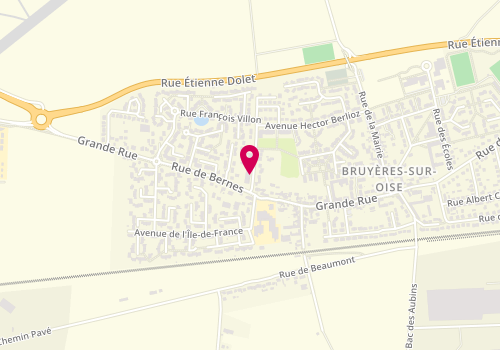 Plan de RIERA Jean, 1 Rue de Morangles, 95820 Bruyères-sur-Oise