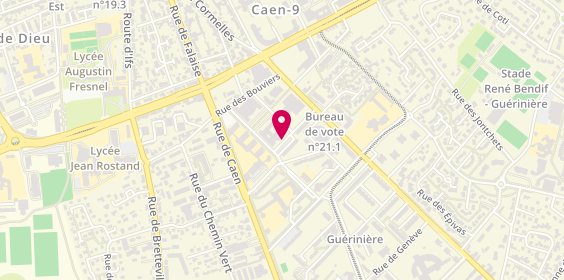 Plan de BOESSE Louis, 10 Rue du Chateau d'Eau, 14000 Caen