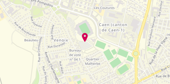 Plan de BERHAUT Félix, 23 Boulevard Georges Pompidou, 14000 Caen