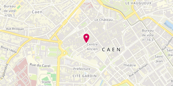 Plan de MOLINER Emilie, 1 Rue Arcisse de Caumont, 14000 Caen