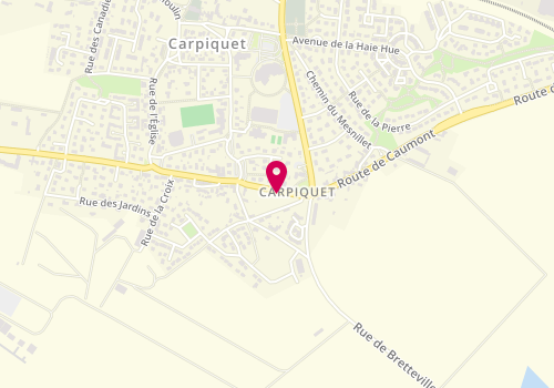Plan de HELLO Pierre, 57 Q Route de Caumont, 14650 Carpiquet