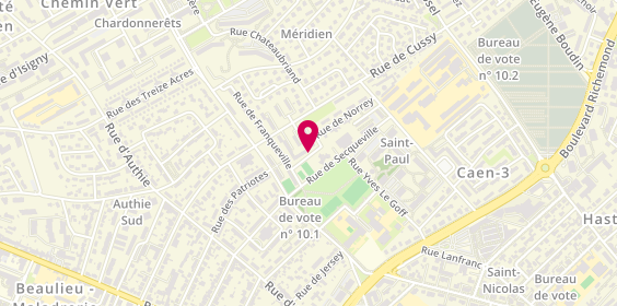 Plan de BLIN Pierre, 20 Rue de Norrey, 14000 Caen
