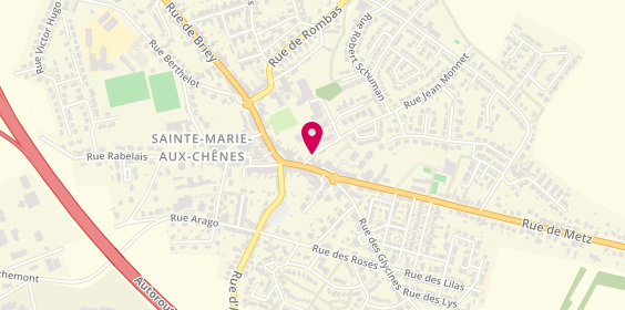 Plan de DERIU Anaïs, 2 Rue du Gatinais, 57255 Sainte-Marie-aux-Chênes