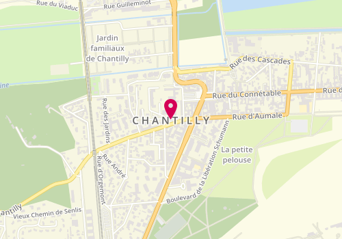 Plan de ORTIZ PINILLA Diana, Place Maurice Versepuy, 60500 Chantilly