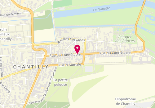 Plan de FOUGEREUX Christel, 125 A Rue du Connetable, 60500 Chantilly