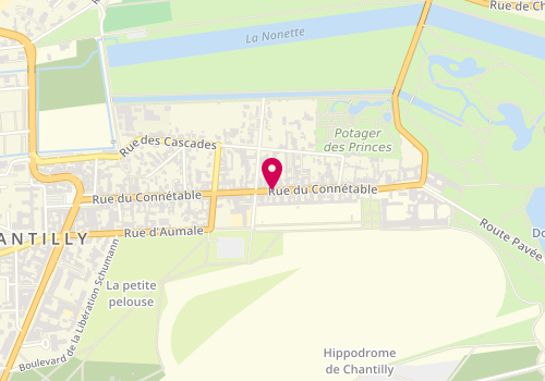 Plan de LOUVET Elodie, Rue du Connétable, 60500 Chantilly