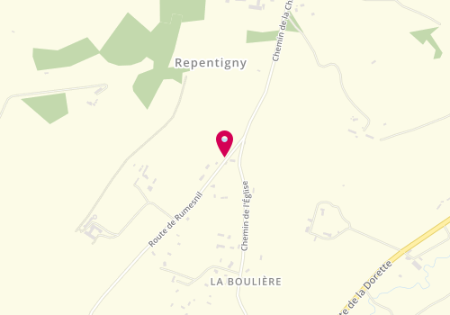 Plan de SOULE DE LAFONT Sophie, 91 Route de Rumesnil, 14340 Rumesnil