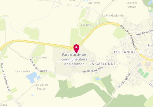Plan de LE Berre Martin, 175 parc d'Activite Gaslonde, 50430 Lessay