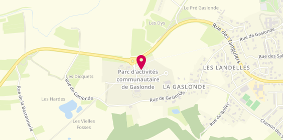 Plan de BERTHELOT Olivier, 175 parc d'Activite Gaslonde, 50430 Lessay