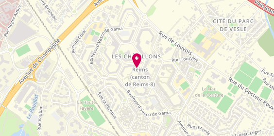 Plan de LELIEVRE Cédric, 4 Avenue Georges Hodin, 51100 Reims