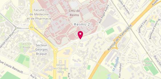 Plan de CAEL Justine, Rue du General Koenig, 51092 Reims