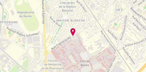 Plan de CARPENTIER Etienne, 45 Rue Cognacq Jay, 51092 Reims