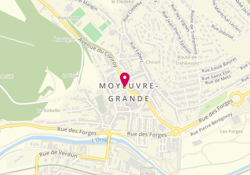 Plan de RENK Laurent, Avenue Maurice Thorez, 57250 Moyeuvre-Grande