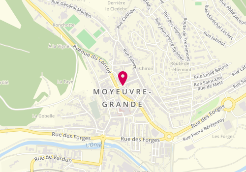 Plan de MORNAND Laura, 22 A Rue de la Marne, 57250 Moyeuvre-Grande