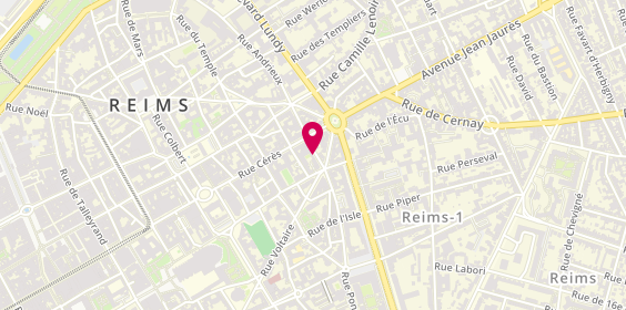 Plan de DELCOUR Louis, 6 Rue Ponsardin, 51100 Reims