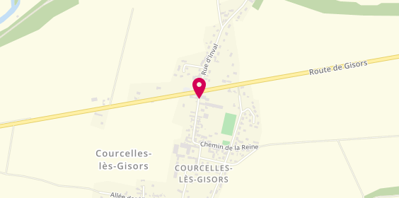Plan de PREVISANI Alice, 26 Rue d'Inval, 60240 Courcelles-lès-Gisors