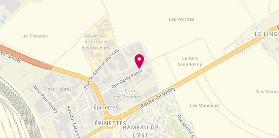 Plan de THIERION Loïs, 19 Rue Denis Papin, 51100 Reims