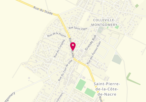 Plan de GUERN Pierre-Yves, 16 Bis Rue du Stade, 14880 Colleville-Montgomery
