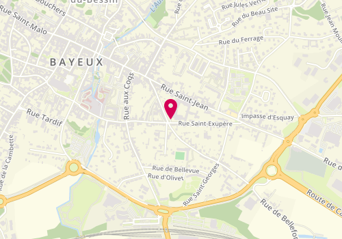 Plan de HAMEL Antoine, 37 Rue Saint Exupere, 14400 Bayeux
