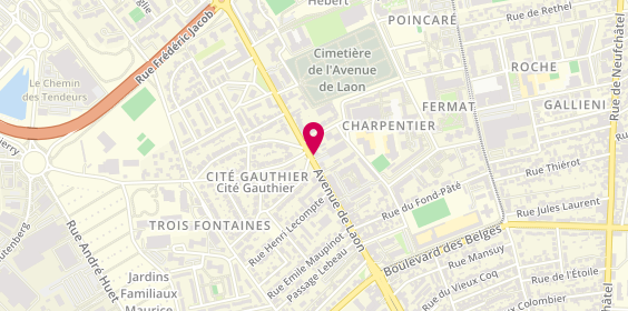 Plan de LEPAGE Florian, 424 Avenue de Laon, 51100 Reims
