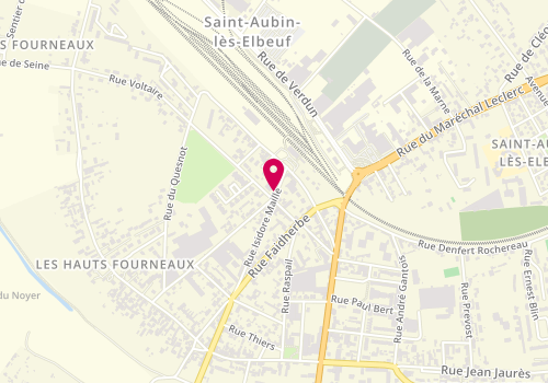 Plan de LEBOSQUAIN Elodie, 57 Rue Isidore Maille, 76410 Saint-Aubin-lès-Elbeuf