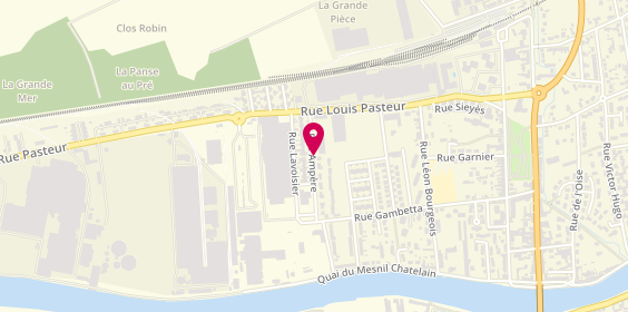 Plan de DEMAISON David, 23 Rue Ampère, 60700 Pont-Sainte-Maxence