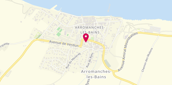 Plan de BOURGET Arnaud, 1 Place Lorraine, 14117 Arromanches-les-Bains