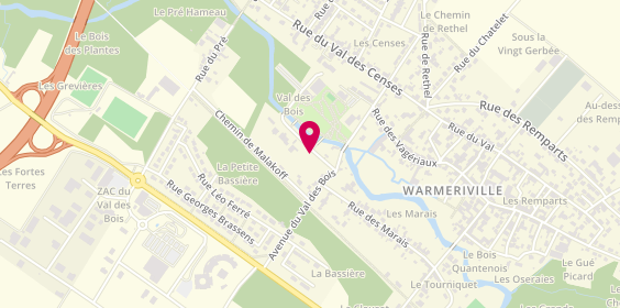 Plan de BOREL Fabrice, 11 Rue de la Filature, 51110 Warmeriville