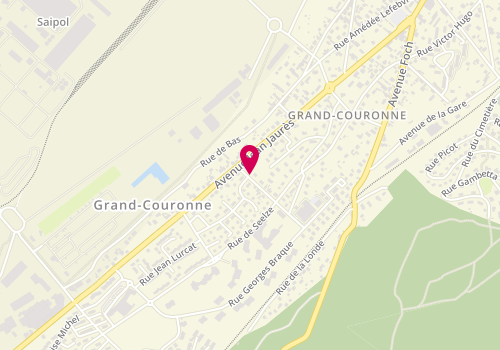 Plan de CLOSTERMANN Victoire, 5 Centre Commercial des Bouttieres, 76530 Grand-Couronne