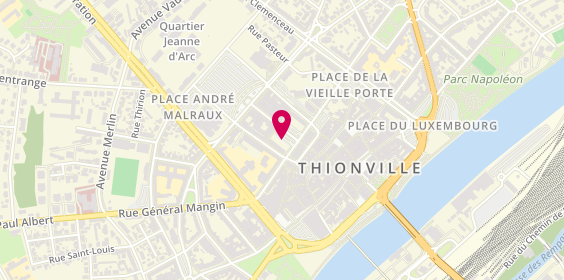 Plan de BUJON Jessica, 23 Place Turenne, 57100 Thionville
