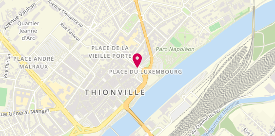 Plan de GOUTTENOIRE Bastien, 6 Place du Luxembourg, 57100 Thionville