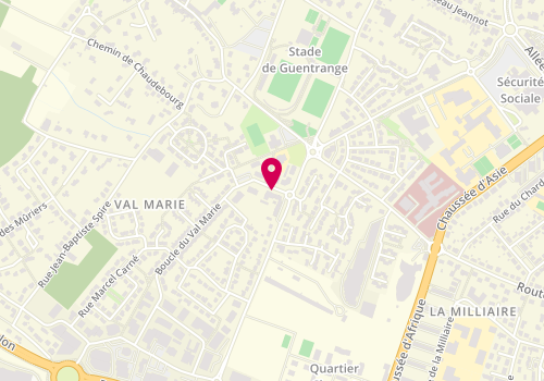 Plan de CHERRIER Camille, 75 Boucle du Val Marie, 57100 Thionville