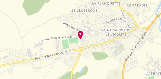 Plan de CHATELAS Brice, 10 Chemin des Closerons, 50390 Saint-Sauveur-le-Vicomte