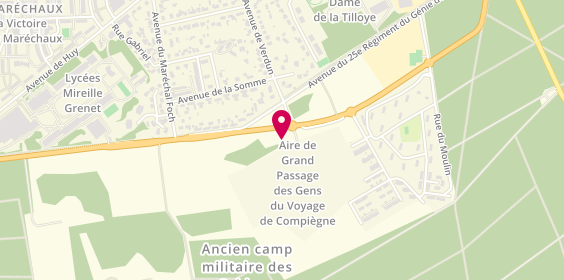 Plan de DUPONT Clémence, 3 Rue Jacqueline de Romilly, 60200 Compiègne