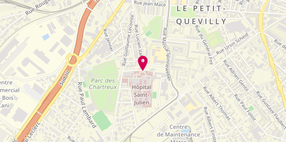 Plan de AFONSO Raquel, 2 Rue Danton, 76141 Le Petit-Quevilly