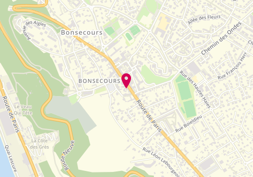 Plan de GRUCHY Olivier, 55 Route de Paris, 76240 Bonsecours