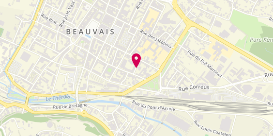 Plan de HATCHIGUIAN Laurent, 12 Rue des Arbaletriers, 60000 Beauvais