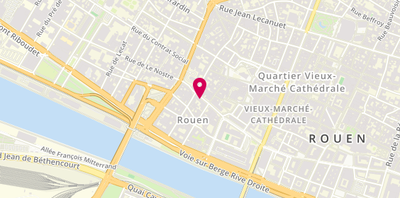 Plan de ROQUET Denis, 3 Rue Racine, 76000 Rouen