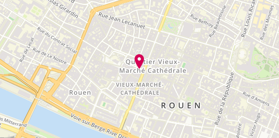 Plan de COLLET Séverine, 3 Rue Rollon, 76000 Rouen