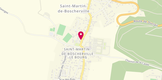 Plan de AUDRAIN Albane, 5 Route de l'Abbaye, 76840 Saint-Martin-de-Boscherville