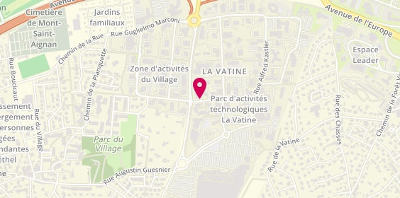 Plan de OSMONT Damien, 5 Rue Linus Carl Pauling, 76130 Mont-Saint-Aignan